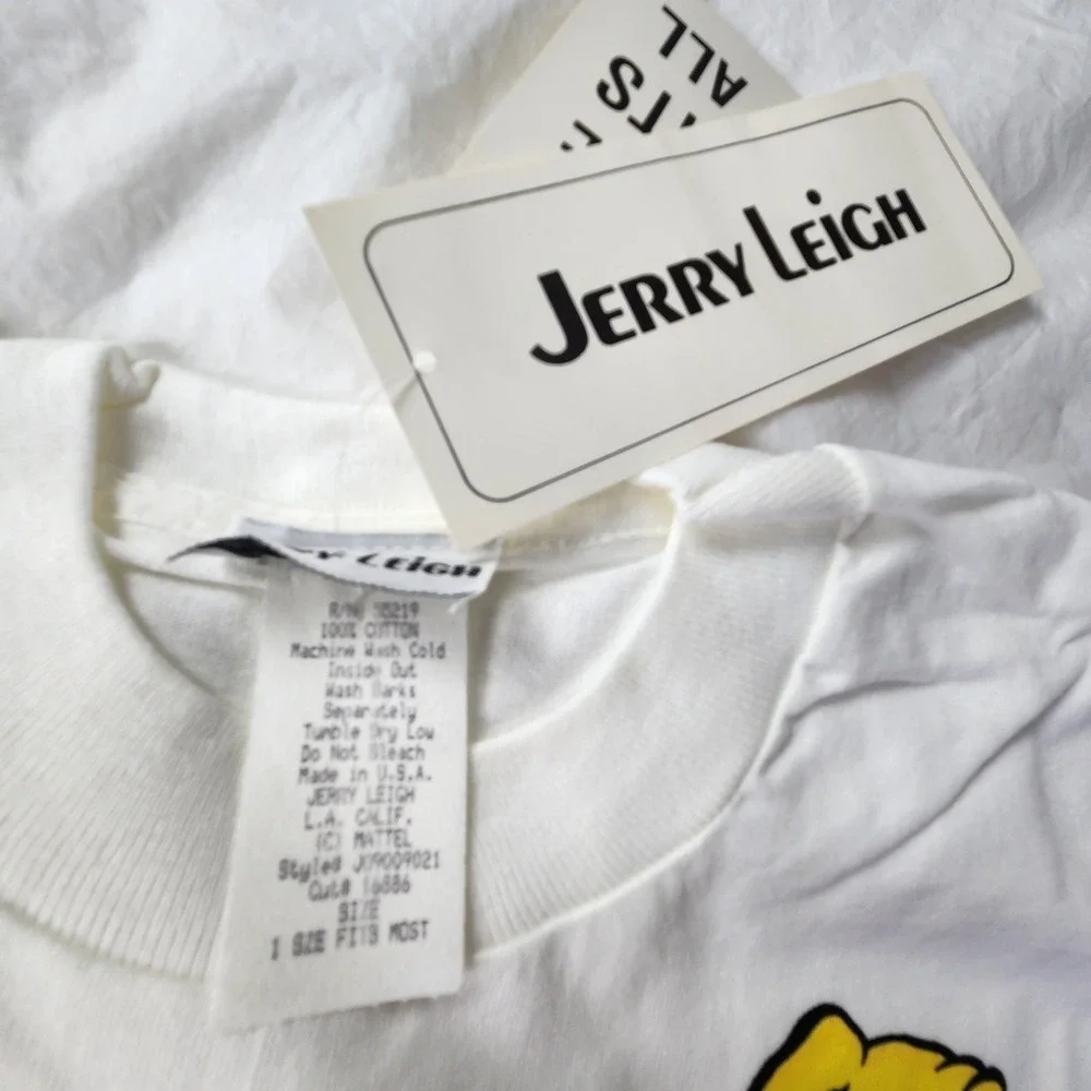 VTG 1995 Jerry Leigh Mattel Barbie Through the Years Graphic T-shirt NIB Grail - Picture 3 of 9